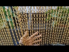 Mavi Kanca Zinciri Metal Perde Kapı veya Pencere Dekorasyonu Zincirli Sinek Ekrani