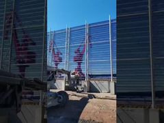 Sizin İçin Rüzgar ve Toz Engelleme İçin Yeşil Paslanmaz Çelik Sac Rüzgâr Kırma Çitini Tanıtın