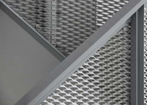 Paslanmaz çelik 304 1.5 mm Genişletilmiş Metal Çit Doldurma Panelleri Güvenlik Sağlam Dayanıklı