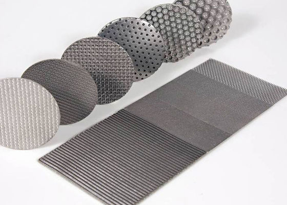 5 Katmanlı Paslanmaz Çelik 304 Sinterlenmiş Mesh 1-100 Mikron Filtre