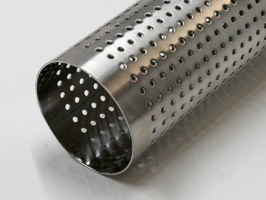 Filtre Sıvıları Katılar ve Hava İçin Delikli Çelik Boru Filtre Ekran Mesh
