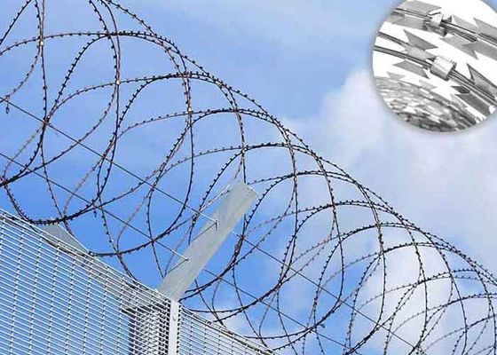 Savunma Bariyeri Constantine Wire CBT60 CBT65 Concertina Bobin Eskrim