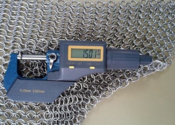 Zincir Örgü Halkası, Zincir Posta Perdesi, Bina Dış Ve İç Dekorasyonu İçin Halka Metal Perde