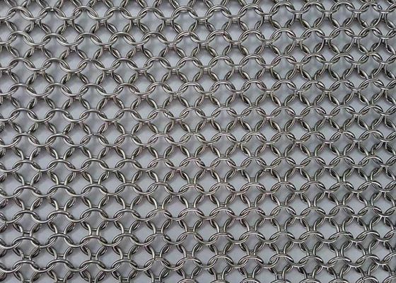 Zincir Örgü Halkası, Zincir Posta Perdesi, Bina Dış Ve İç Dekorasyonu İçin Halka Metal Perde