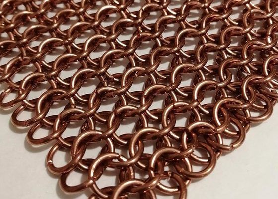 Zincir Örgü Halkası, Zincir Posta Perdesi, Bina Dış Ve İç Dekorasyonu İçin Halka Metal Perde