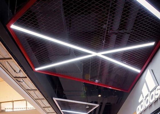 Bina İçi Üst Dekorasyon İçin Genişletilmiş Metal Tavan Yanmaz Isı Yalıtımı Gürültü Emme
