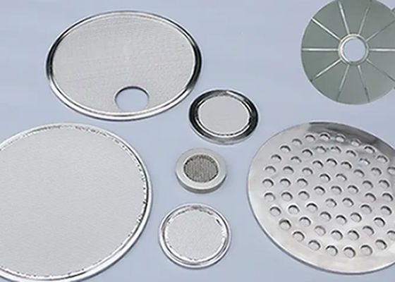 0,5um–200um Yaprak Disk Filtre Elek Kafesi Paslanmaz Çelik 304