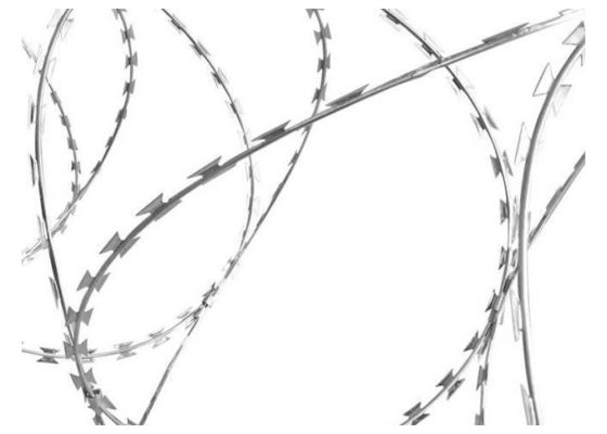 Savunma Bariyeri Constantine Wire CBT60 CBT65 Concertina Bobin Eskrim