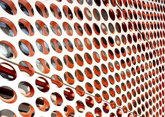 Delikli Alüminyum Levha, Alüminyum Delikli Metal Panel Hafif Mimari Dekorasyon İçin Uygundur