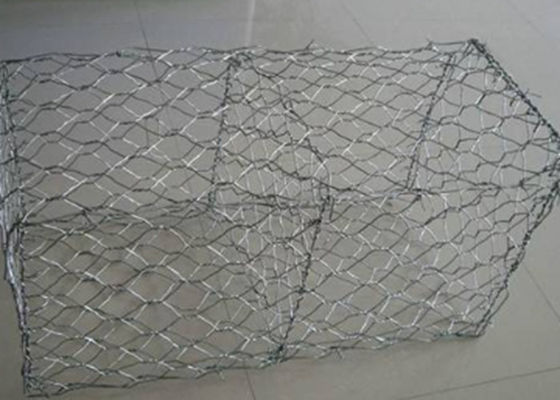 60 × 80mm Dokumalı Gabion Sepeti 1mx1mx1m Tel Daha Yüksek Yükleme Kapasitesi ve Dayanıklılık İçin