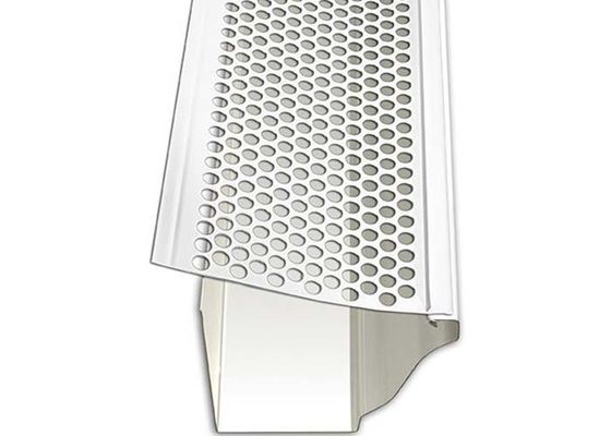 Stainless Steel or Aluminum Perforated Metal Leaf Guards Also Known As Gutter Covers
