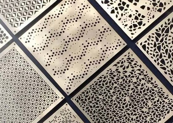 Yaratıcı ve Çağdaş Desenlerle Lazer Kesim Delikli Metal Paneller