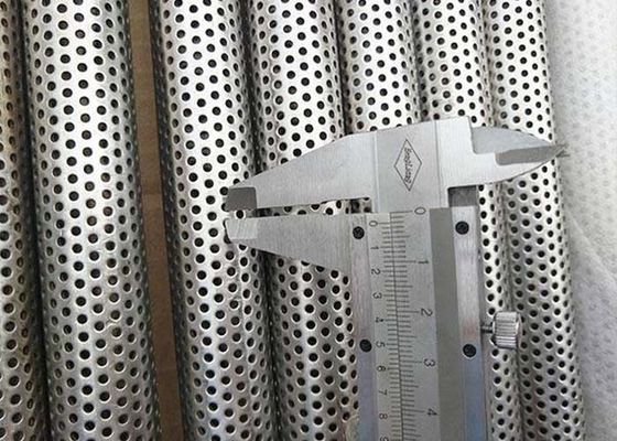 Paslanmaz çelik delikli metal tüp 6-20mm OD filtrasyon için