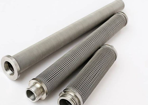 Elektrik üretimi ve su arıtmasında korozyona dayanıklı sintered mesh filtre kartuşları