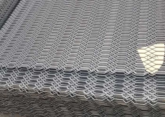Gotik Genişletilmiş Metal Mesh 1.5mm Kalınlık Galvanizli Toz Boyalı