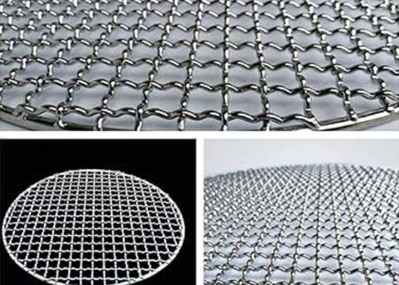Bbq Grill Rack için Kırılmış Metal Barbekü Grill Mesh Kapalı Kenar