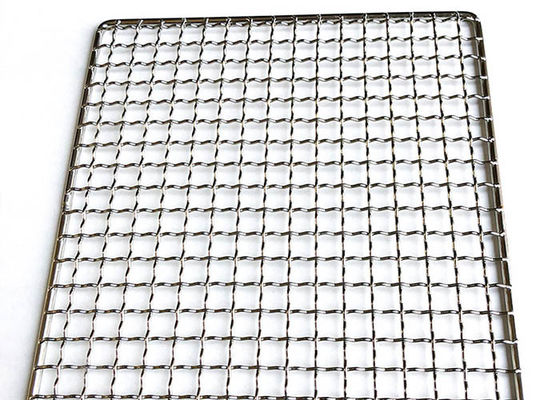 Bbq Grill Rack için Kırılmış Metal Barbekü Grill Mesh Kapalı Kenar