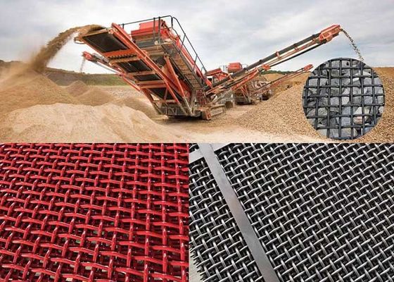 0.71mm Düşük Karbonlu Çelik Kırıcı Elek Ağı Madencilik İçin