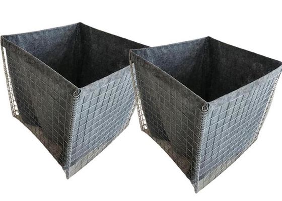 Savunma Kalesi Askeri Savunma ve Sel Koruması için 50 × 50 mm Gabion Bariyer