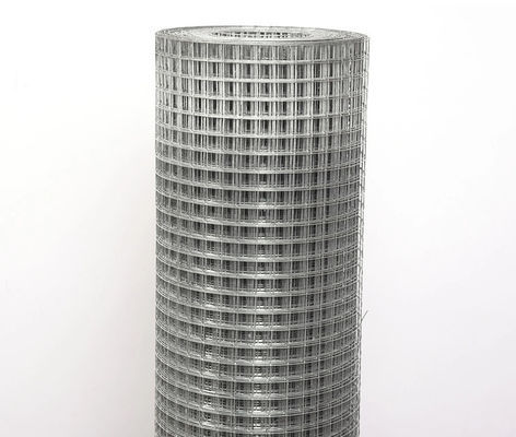 Gümüş Renkli Çit 2*2cm Galvanizli Kaynaklı Tel Ağı Ruloları Karbon Çelik