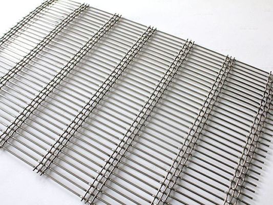 Karbon Çeliği Yuvalı Dokuma Madencilik Elek Örgüsü 1.25-4mm Tel Çapı