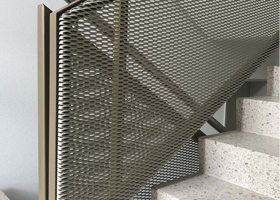 Paslanmaz çelik 304 1.5 mm Genişletilmiş Metal Çit Doldurma Panelleri Güvenlik Sağlam Dayanıklı