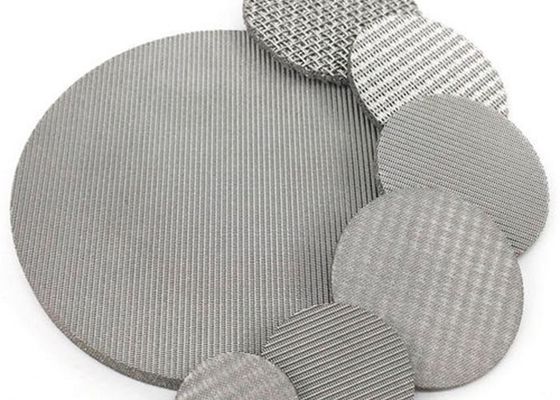 Sıvı Filtre için Sintered Paslanmaz Çelik Filtre Disk