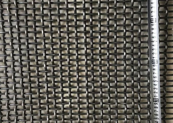 2.0mm Aperture Yüksek Karbon Çelik Dokuma Tel Kumaş Kimya Endüstrisinde Kullanım Kanıtı