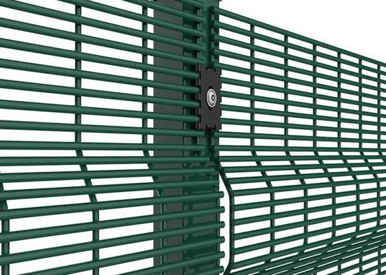 Siyah 358 Yükselme Karşıtı Sert Ağı Daha Yüksek Güç İçin Galvanize Çit