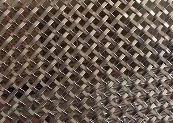 Kabin ve mimari dekorasyonlar için çok yönlü 2 mm kalınlığında dekoratif tel ızgaralar 31% açık alan