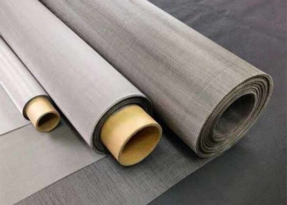 100 Mesh SS316 Paslanmaz Çelik Dokumalı Tel Kumaş 0,5m-1m Genişlik Gaz Filtrasyonu 0.1mm Tel Diya