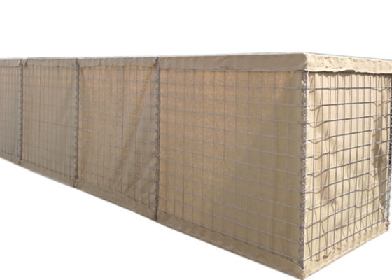 Gabion Hesco Bastion Duvar Askeri Gabion 4mm 5mm Tel Çapı