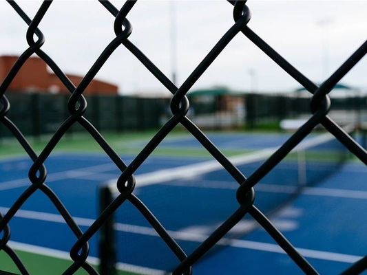 6 metrelik vinil kaplı zincir bağlantı çit 6 ft yükseklik 50 ft rulo