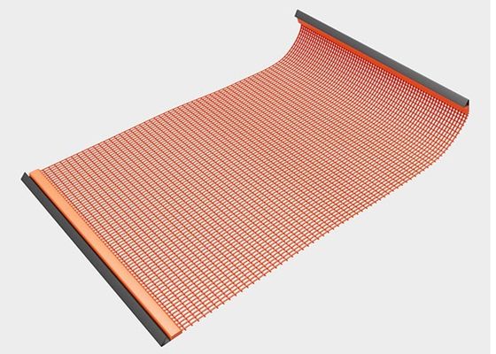 Kırmızı Çatlaklı Kaynaklı Polyurethane Ekran Ağı