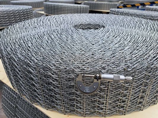 8 Line Wire Offshore Boru hattı Karşı ağırlıklı kaynaklı örgü Boru hattının beton tabakasını güçlendirmek için