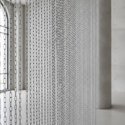 Mimari İç Mekanlar için Alüminyum Dekoratif Hasır Perde 1.0mm Zincir Bağlantı Metal Bobin Perdesi