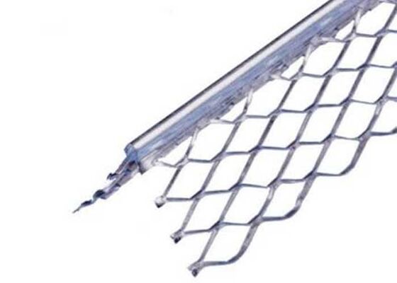 Galvaniz Genleştirilmiş Metal Köşe Profili 25x25mm Köşe Takviyesi 2.5m Uzunluk Alçıpan Sıva Kenar Koruma
