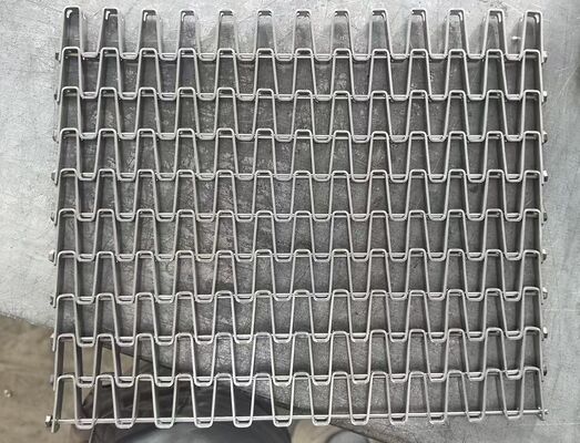 SUS304 Ara Pin 3mm Çubuk Çap 9,4mm Şerit Yüksekliği 12,7 mm Spiral Pitch Metal Taşıyıcı Kemeri yedek parçası